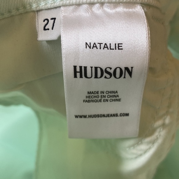 Hudson Natalie Mid-rise Skinny Ankle Mint Green Jeans Size 27 - Picture 8 of 8